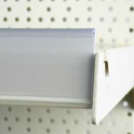 Scanning-/Preisschiene | Neuware |  H 4 cm | weiß | Artikelnummer: SR-T-N-SS60-45-W