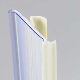 Scanning-/Preisschiene | Neuware |  H 4 cm | weiß | Artikelnummer: SR-T-N-SS60-45-W