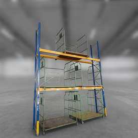 Palettenregal / Corlettenregal Jungheinrich | gebraucht | H 5,5 m | ab L 13,3 m | T 80 cm  | Artikelnummer: CR-BG-G-JH550-1330