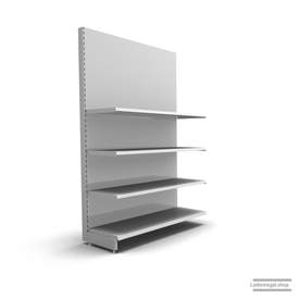 Ihr individuelles Wandregal | H 210 cm | B 125 cm | T 47 cm | 3 FB T 47 cm | RAL 7035 | Artikelnummer: AF-125-210-47-3-47-L