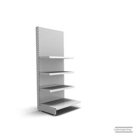 Ihr individuelles Wandregal | H 180 cm | B 66,5 cm | T 57 cm | 3 FB T 37 cm | RAL 7035 | Artikelnummer: AF-665-180-57-3-37-L