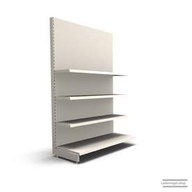 Ihr individuelles Wandregal | H 210 cm | B 125 cm | T 57 cm | 3 FB T 37 cm | RAL 9001 | Artikelnummer: AF-125-210-57-3-37-J