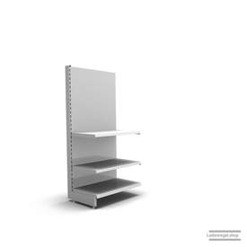 Ihr individuelles Wandregal | H 160 cm | B 66,5 cm | T 47 cm | 2 FB T 47 cm | RAL 7035 | Artikelnummer: AF-665-160-47-2-47-L