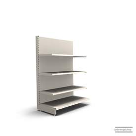 Ihr individuelles Wandregal | H 160 cm | B 100 cm | T 57 cm | 3 FB T 47 cm | RAL 9001 | Artikelnummer: AF-100-160-57-3-47-J