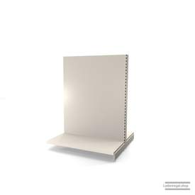 Ihr individuelles Gondelregal | H 160 cm | B 125 cm | T 2x 57 cm | 0 FB | RAL 9001 | Artikelnummer: AFGR-125-160-57-0-37-J