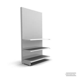Ihr individuelles Wandregal | H 210 cm | B 100 cm | T 47 cm | 2 FB T 47 cm | RAL 7035 | Artikelnummer: AF-100-210-47-2-47-L