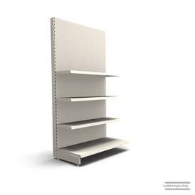 Ihr individuelles Wandregal | H 210 cm | B 100 cm | T 57 cm | 3 FB T 37 cm | RAL 9001 | Artikelnummer: AF-100-210-57-3-37-J