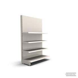 Ihr individuelles Wandregal | H 180 cm | B 100 cm | T 47 cm | 3 FB T 37 cm | RAL 9001 | Artikelnummer: AF-100-180-47-3-37-J