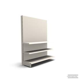 Ihr individuelles Wandregal | H 180 cm | B 125 cm | T 47 cm | 2 FB T 37 cm | RAL 9001 | Artikelnummer: AF-125-180-47-2-37-J