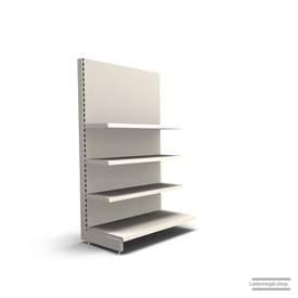 Ihr individuelles Wandregal | H 180 cm | B 100 cm | T 57 cm | 3 FB T 37 cm | RAL 9001 | Artikelnummer: AF-100-180-57-3-37-J