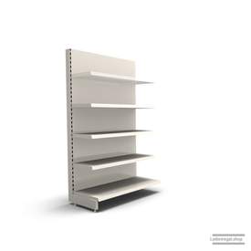 Ihr individuelles Wandregal | H 180 cm | B 100 cm | T 47 cm | 4 FB T 37 cm | RAL 9001 | Artikelnummer: AF-100-180-47-4-37-J