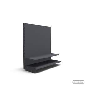 Ihr individuelles Wandregal | H 160 cm | B 125 cm | T 57 cm | 1 FB T 47 cm | RAL 7015 | Artikelnummer: AF-125-160-57-1-47-S