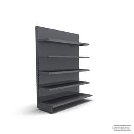 Ihr individuelles Wandregal | H 180 cm | B 125 cm | T 47 cm | 4 FB T 37 cm | RAL 7015 | Artikelnummer: AF-125-180-47-4-37-S