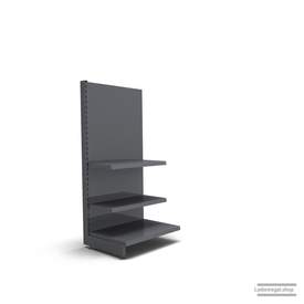 Ihr individuelles Wandregal | H 160 cm | B 66,5 cm | T 57 cm | 2 FB T 37 cm | RAL 7015 | Artikelnummer: AF-665-160-57-2-37-S