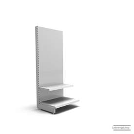 Ihr individuelles Wandregal | H 180 cm | B 66,5 cm | T 57 cm | 1 FB T 37 cm | RAL 7035 | Artikelnummer: AF-665-180-57-1-37-L