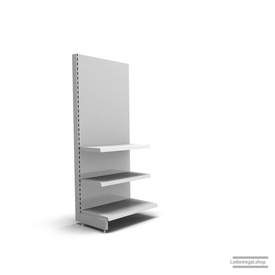 Ihr individuelles Wandregal | H 180 cm | B 66,5 cm | T 47 cm | 2 FB T 37 cm | RAL 7035 | Artikelnummer: AF-665-180-47-2-37-L