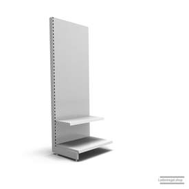 Ihr individuelles Wandregal | H 210 cm | B 66,5 cm | T 57 cm | 1 FB T 37 cm | RAL 7035 | Artikelnummer: AF-665-210-57-1-37-L