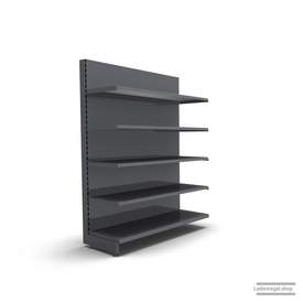 Ihr individuelles Wandregal | H 180 cm | B 125 cm | T 47 cm | 4 FB T 47 cm | RAL 7015 | Artikelnummer: AF-125-180-47-4-47-S