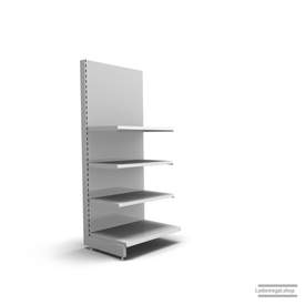 Ihr individuelles Wandregal | H 180 cm | B 66,5 cm | T 57 cm | 3 FB T 47 cm | RAL 7035 | Artikelnummer: AF-665-180-57-3-47-L