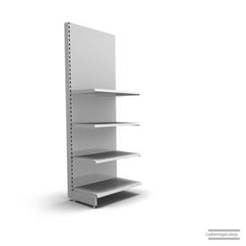 Ihr individuelles Wandregal | H 210 cm | B 66,5 cm | T 47 cm | 3 FB T 47 cm | RAL 7035 | Artikelnummer: AF-665-210-47-3-47-L