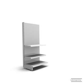 Ihr individuelles Wandregal | H 160 cm | B 66,5 cm | T 47 cm | 2 FB T 37 cm | RAL 7035 | Artikelnummer: AF-665-160-47-2-37-L