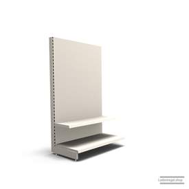 Ihr individuelles Wandregal | H 180 cm | B 100 cm | T 57 cm | 1 FB T 37 cm | RAL 9001 | Artikelnummer: AF-100-180-57-1-37-J