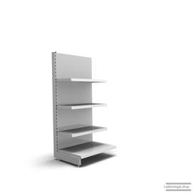 Ihr individuelles Wandregal | H 160 cm | B 66,5 cm | T 57 cm | 3 FB T 37 cm | RAL 7035 | Artikelnummer: AF-665-160-57-3-37-L