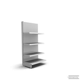 Ihr individuelles Wandregal | H 160 cm | B 66,5 cm | T 47 cm | 3 FB T 37 cm | RAL 7035 | Artikelnummer: AF-665-160-47-3-37-L