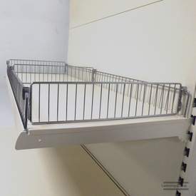 Trenngitter  | L 37 cm | H 9,5 cm | verchromt | Artikelnummer: SR-T-N-FGT09537