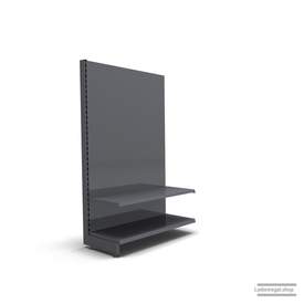 Ihr individuelles Wandregal | H 180 cm | B 100 cm | T 47 cm | 1 FB T 47 cm | RAL 7015 | Artikelnummer: AF-100-180-47-1-47-S