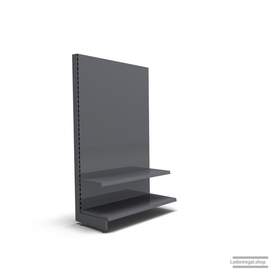 Ihr individuelles Wandregal | H 180 cm | B 100 cm | T 47 cm | 1 FB T 37 cm | RAL 7015 | Artikelnummer: AF-100-180-47-1-37-S