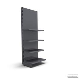 Ihr individuelles Wandregal | H 210 cm | B 66,5 cm | T 47 cm | 3 FB T 37 cm | RAL 7015 | Artikelnummer: AF-665-210-47-3-37-S