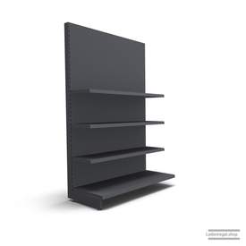 Ihr individuelles Wandregal | H 210 cm | B 125 cm | T 57 cm | 3 FB T 37 cm | RAL 7015 | Artikelnummer: AF-125-210-57-3-37-S