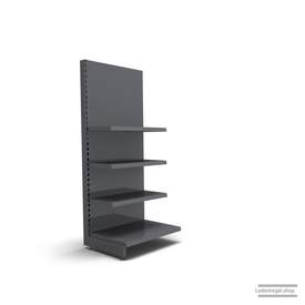 Ihr individuelles Wandregal | H 180 cm | B 66,5 cm | T 57 cm | 3 FB T 37 cm | RAL 7015 | Artikelnummer: AF-665-180-57-3-37-S