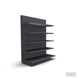 Ihr individuelles Wandregal | H 180 cm | B 125 cm | T 57 cm | 4 FB T 47 cm | RAL 7015 | Artikelnummer: AF-125-180-57-4-47-S