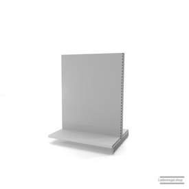 Ihr individuelles Gondelregal | H 160 cm | B 125 cm | T 2x 47 cm | 0 FB | RAL 7035 | Artikelnummer: AFGR-125-160-47-0-37-L