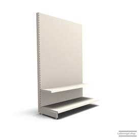 Ihr individuelles Wandregal | H 210 cm | B 125 cm | T 57 cm | 1 FB T 37 cm | RAL 9001 | Artikelnummer: AF-125-210-57-1-37-J