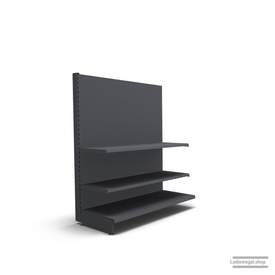 Ihr individuelles Wandregal | H 160 cm | B 125 cm | T 57 cm | 2 FB T 47 cm | RAL 7015 | Artikelnummer: AF-125-160-57-2-47-S