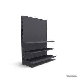 Ihr individuelles Wandregal | H 180 cm | B 125 cm | T 57 cm | 2 FB T 47 cm | RAL 7015 | Artikelnummer: AF-125-180-57-2-47-S