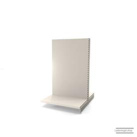 Ihr individuelles Gondelregal | H 160 cm | B 100 cm | T 2x 57 cm | 0 FB | RAL 9001 | Artikelnummer: AFGR-100-160-57-0-37-J