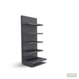 Ihr individuelles Wandregal | H 180 cm | B 66,5 cm | T 57 cm | 4 FB T 37 cm | RAL 7015 | Artikelnummer: AF-665-180-57-4-37-S