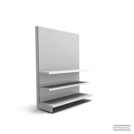 Ihr individuelles Wandregal | H 180 cm | B 125 cm | T 47 cm | 2 FB T 37 cm | RAL 7035 | Artikelnummer: AF-125-180-47-2-37-L
