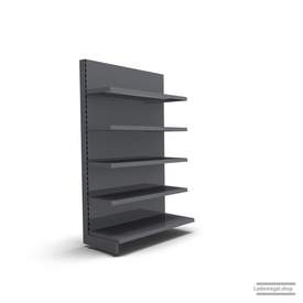 Ihr individuelles Wandregal | H 180 cm | B 100 cm | T 47 cm | 4 FB T 37 cm | RAL 7015 | Artikelnummer: AF-100-180-47-4-37-S