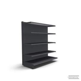 Ihr individuelles Wandregal | H 160 cm | B 125 cm | T 57 cm | 4 FB T 47 cm | RAL 7015 | Artikelnummer: AF-125-160-57-4-47-S