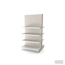 Ihr individuelles Gondelregal | H 180 cm | B 100 cm | T 2x 47 cm | 6 FB T 37 cm | RAL 9001 | Artikelnummer: AFGR-100-180-47-6-37-J