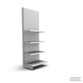 Ihr individuelles Wandregal | H 210 cm | B 66,5 cm | T 47 cm | 3 FB T 37 cm | RAL 7035 | Artikelnummer: AF-665-210-47-3-37-L