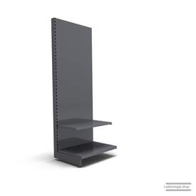 Ihr individuelles Wandregal | H 210 cm | B 66,5 cm | T 57 cm | 1 FB T 47 cm | RAL 7015 | Artikelnummer: AF-665-210-57-1-47-S