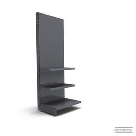 Ihr individuelles Wandregal | H 210 cm | B 66,5 cm | T 57 cm | 2 FB T 37 cm | RAL 7015 | Artikelnummer: AF-665-210-57-2-37-S