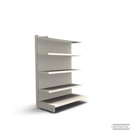 Ihr individuelles Wandregal | H 160 cm | B 100 cm | T 57 cm | 4 FB T 37 cm | RAL 9001 | Artikelnummer: AF-100-160-57-4-37-J