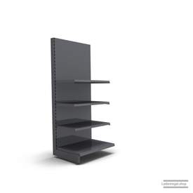 Ihr individuelles Wandregal | H 180 cm | B 66,5 cm | T 57 cm | 3 FB T 47 cm | RAL 7015 | Artikelnummer: AF-665-180-57-3-47-S